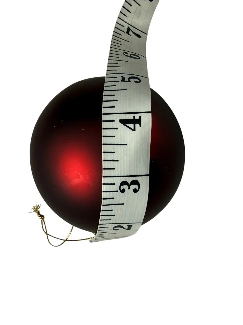 6 Christmas Glass Ball Ornaments Matte **Pottery Barn Sugar Plum Purple Gold Red